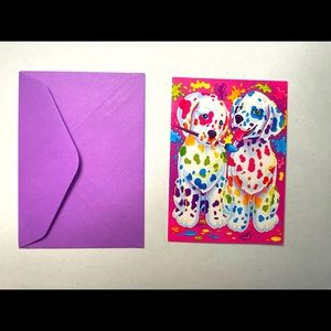 Lisa Frank Vintage Spotty and Dotty Card
